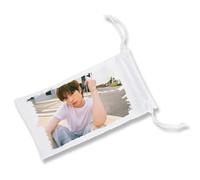 MERCHANDMANIA Pack con 3 Fundas Bolsa Multiusos Cantante Coreano KPOP TWS Lee Kyungmin Gafas Dados rol Personalizada Color