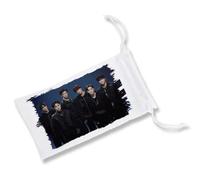 MERCHANDMANIA Pack con 3 Fundas Bolsa Multiusos Chicos Cantantes Grupo Touch and go Gafas Dados rol Personalizada Color