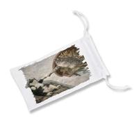 MERCHANDMANIA Pack con 3 Fundas Bolsa Multiusos Cuadro Arte el creador Gatos Meme Parodia Risa Gafas Dados rol Personalizada Color