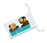 MERCHANDMANIA Pack con 3 Fundas Bolsa Multiusos Frase Graciosa Que me quedo sin Comer Trabajo pobre Gafas Dados rol Personalizada Color