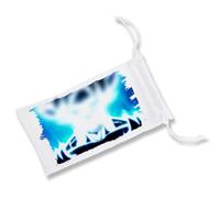 MERCHANDMANIA Pack con 3 Fundas Bolsa Multiusos Guerrero transformacion Poder Oscuro Instinto Gafas Dados rol Personalizada Color