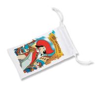 MERCHANDMANIA Pack con 3 Fundas Bolsa Multiusos Mosqueteros Perros Francia Medieval Dibujos Gafas Dados rol Personalizada Color