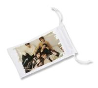 MERCHANDMANIA Pack con 3 Fundas Bolsa Multiusos mytro KPOP Disco Truly Love Hate Music Gafas Dados rol Personalizada Color