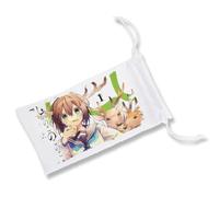 MERCHANDMANIA Pack con 3 Fundas Bolsa Multiusos Shikanoko Nokonoko Koshitantan Koshi Torako Gafas Dados rol Personalizada Color