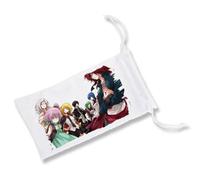 MERCHANDMANIA Pack con 3 Fundas Bolsa Multiusos Tensei shitara Slime Reincarnated primordiales Diablo Gafas Dados rol Personalizada Color