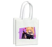 MERCHANDMANIA Pack con 4 bolsas ani grok ia inteligencia artificial chica mujer amor compra cocina adorno