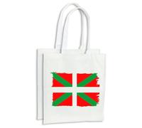 MERCHANDMANIA Pack con 4 bolsas bandera de euskadi españa comunidad autonoma vasca compra cocina adorno