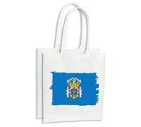 MERCHANDMANIA Pack con 4 bolsas bandera de melilla españa comunidad autonoma compra cocina adorno