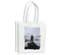 MERCHANDMANIA Pack con 4 bolsas Caspar David Friedrich, El caminante sobre el mar de nubes compra cocina adorno