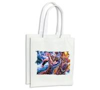 MERCHANDMANIA Pack con 4 bolsas fist of the north star serie anime dibujos peleas compra cocina adorno