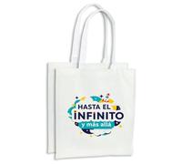 MERCHANDMANIA Pack con 4 bolsas frase motivadora pelicula hasta el infinito y mas alla compra cocina adorno