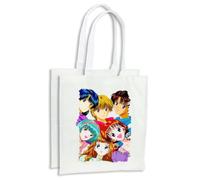 MERCHANDMANIA Pack con 4 bolsas la familia crece serie antigua anime romance amor compra cocina adorno