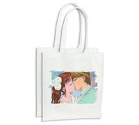 MERCHANDMANIA Pack con 4 bolsas marmalade boy beso boda amor serie dibujos compra cocina adorno