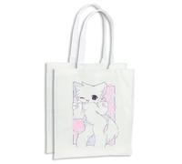 MERCHANDMANIA Pack con 4 bolsas therian furry animal gato gatito cute kawaii girl compra cocina adorno