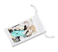 MERCHANDMANIA Pack de 5 Fundas Bolsa Multiusos Anime Kimi to Koete Koi ni Naru Furry Gata Perro Lobo Gafas Dados rol Personalizada Color
