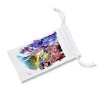 MERCHANDMANIA Pack de 5 Fundas Bolsa Multiusos Anime Serie Sakamoto Days Parte 2 Gafas Dados rol Personalizada Color