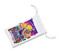 MERCHANDMANIA Pack de 5 Fundas Bolsa Multiusos Carta Tarot Graciosa Meme Fiesta vividor Vida fiestero Gafas Dados rol Personalizada Color