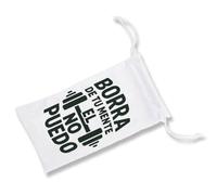MERCHANDMANIA Pack de 5 Fundas Bolsa Multiusos Frase Gym Gimnasio Deporte borra de tu Mente el no Puedo Gafas Dados rol Personalizada Color