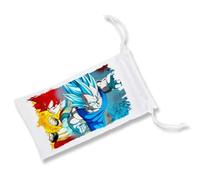 MERCHANDMANIA Pack de 5 Fundas Bolsa Multiusos Guerreros Anime Lucha Dioses Serie peleas Videojuego Gafas Dados rol Personalizada Color