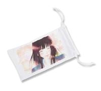 MERCHANDMANIA Pack DE 5 Fundas Bolsa Multiusos Kimi ni Todoke Personaje sawako Temporada 3 Gafas Dados rol Personalizada Color