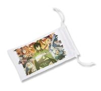MERCHANDMANIA Pack de 5 Fundas Bolsa Multiusos Rising of The Shield Hero Temporada 4 Anime isekai Gafas Dados rol Personalizada Color