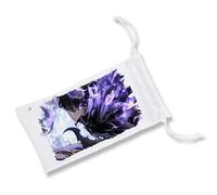 MERCHANDMANIA Pack de 5 Fundas Bolsa Multiusos Serie Anime manhwa Solo Leveling Sun Jing-Woo Gafas Dados rol Personalizada Color