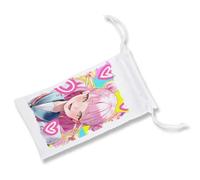 MERCHANDMANIA Pack de 5 Fundas Bolsa Multiusos Serie Anime sheihantai na Kimi to boku Suzuki Gafas Dados rol Personalizada Color