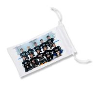 MERCHANDMANIA Pack DE 5 Fundas Bolsa Multiusos Treasure KPOP Chicos 2025 i Love You Bona Bona Gafas Dados rol Personalizada Color