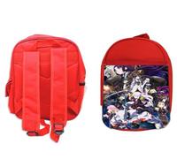 MERCHANDMANIA Pack Mochila Roja y Estuche anime Mato Seihei no Slave esclavo guerrero bestia school material