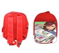 MERCHANDMANIA Pack Mochila Roja y Estuche ayase momo dandadan anime fanart shonen school material
