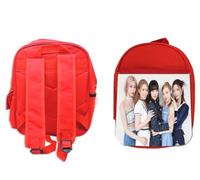MERCHANDMANIA PACK MOCHILA ROJA Y ESTUCHE cantantes kpop geenious voyage zo e school material