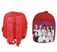 MERCHANDMANIA PACK MOCHILA ROJA Y ESTUCHE cantantes kpop geenious ye young si on school material