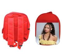 MERCHANDMANIA Pack Mochila Roja y Estuche chica tia grupo cantantes all the same school material