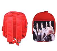 MERCHANDMANIA Pack Mochila Roja y Estuche chicas grupo cantantes champion music school material