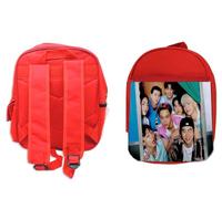 MERCHANDMANIA PACK MOCHILA ROJA Y ESTUCHE exo kpop chicos 2025 discografia album call me baby school material