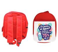 MERCHANDMANIA Pack Mochila Roja y Estuche frase graciosa ligar amor ligoteo cuerpazo chiste school material