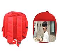 MERCHANDMANIA PACK MOCHILA ROJA Y ESTUCHE grupo kpop nct Daeyoung baby don't like it school material