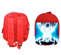 MERCHANDMANIA PACK MOCHILA ROJA Y ESTUCHE guerrero transformacion poder oscuro instinto school material
