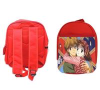 MERCHANDMANIA Pack Mochila Roja y Estuche marmalade boy serie antigua manga amor school material