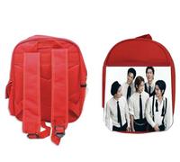 MERCHANDMANIA PACK MOCHILA ROJA Y ESTUCHE mytro chicos kpop waterwheel oh my dear school material