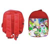 MERCHANDMANIA Pack Mochila Roja y Estuche osomatsu san anime fanart comedia cartoon school material