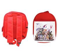MERCHANDMANIA Pack Mochila Roja y Estuche re zero anime serie personajes capitulo fanart chibi school material