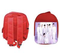 MERCHANDMANIA PACK MOCHILA ROJA Y ESTUCHE Run BTS Born singer no more dream N.O school material