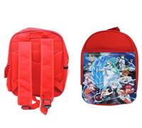MERCHANDMANIA Pack Mochila Roja y Estuche Tensei shitara slime pelicula leviatan school material