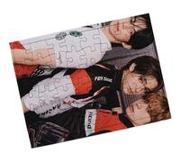 Merchandmanía Puzzle Pequeño tamaño Aprox. A5 de 48 Piezas con Marco Album Cantantes Canciones BFF Double Take Rompecabezas puzle para Adulto