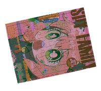 Merchandmanía Puzzle Pequeño tamaño Aprox. A5 de 48 Piezas con Marco Anime ania Retro Pixel Art Vintage Revista Serie Dibujos Rompecabezas puzle para Adulto