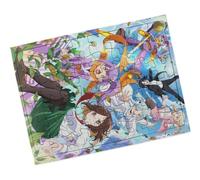 Merchandmanía Puzzle Pequeño tamaño Aprox. A5 de 48 Piezas con Marco Anime Dibujos Ninja to Koroshiya no Futarigurashi Rompecabezas puzle para Adulto
