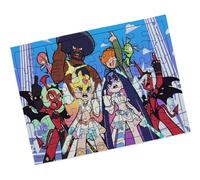 Merchandmanía Puzzle Pequeño tamaño Aprox. A5 de 48 Piezas con Marco Anime New Panty & Stocking with Garterbelt Rompecabezas puzle para Adulto
