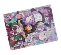 Merchandmanía Puzzle Pequeño tamaño Aprox. A5 de 48 Piezas con Marco Anime re Zero 4th Season Personajes Rompecabezas puzle para Adulto
