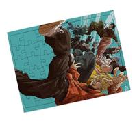 Merchandmanía Puzzle Pequeño tamaño Aprox. A5 de 48 Piezas con Marco Anime Serie Sakamoto Days Mafia mafiosos Rompecabezas puzle para Adulto